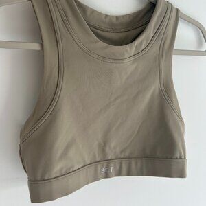 Set Active Sportbody Mini High Neck Bra - Desert